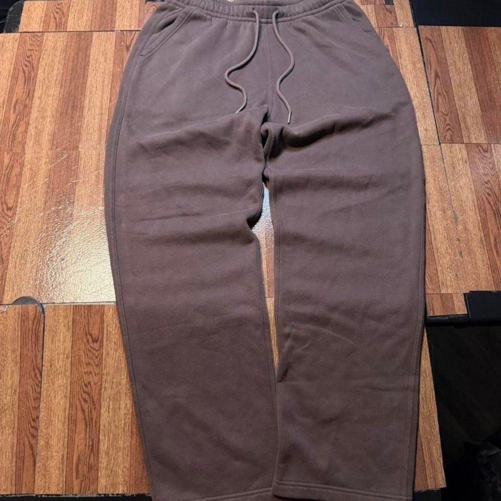 Abercrombie&Fitch Brown A&F Essential Hem Baggy Sweatpants Medium